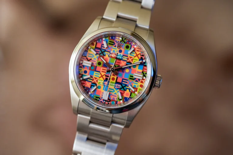 The Rolex Oyster Perpetual 36 With Multicoloured Jubilee Dial The Rolex Oyster Perpetual 36 With Multicoloured Jubilee Dial
