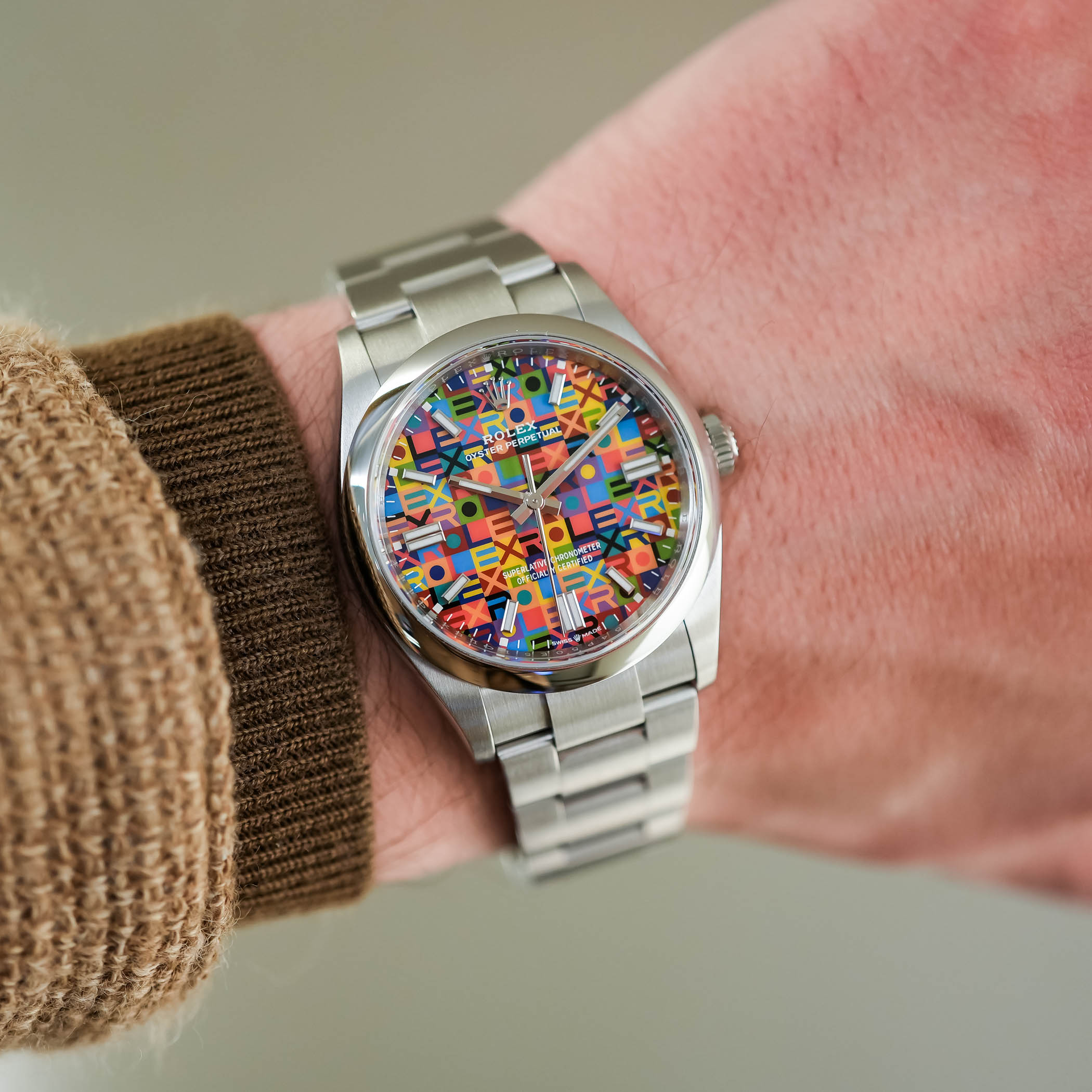 The Rolex Oyster Perpetual 36 With Multicoloured Jubilee Dial The Rolex Oyster Perpetual 36 With Multicoloured Jubilee Dial - Royal Watch Pk