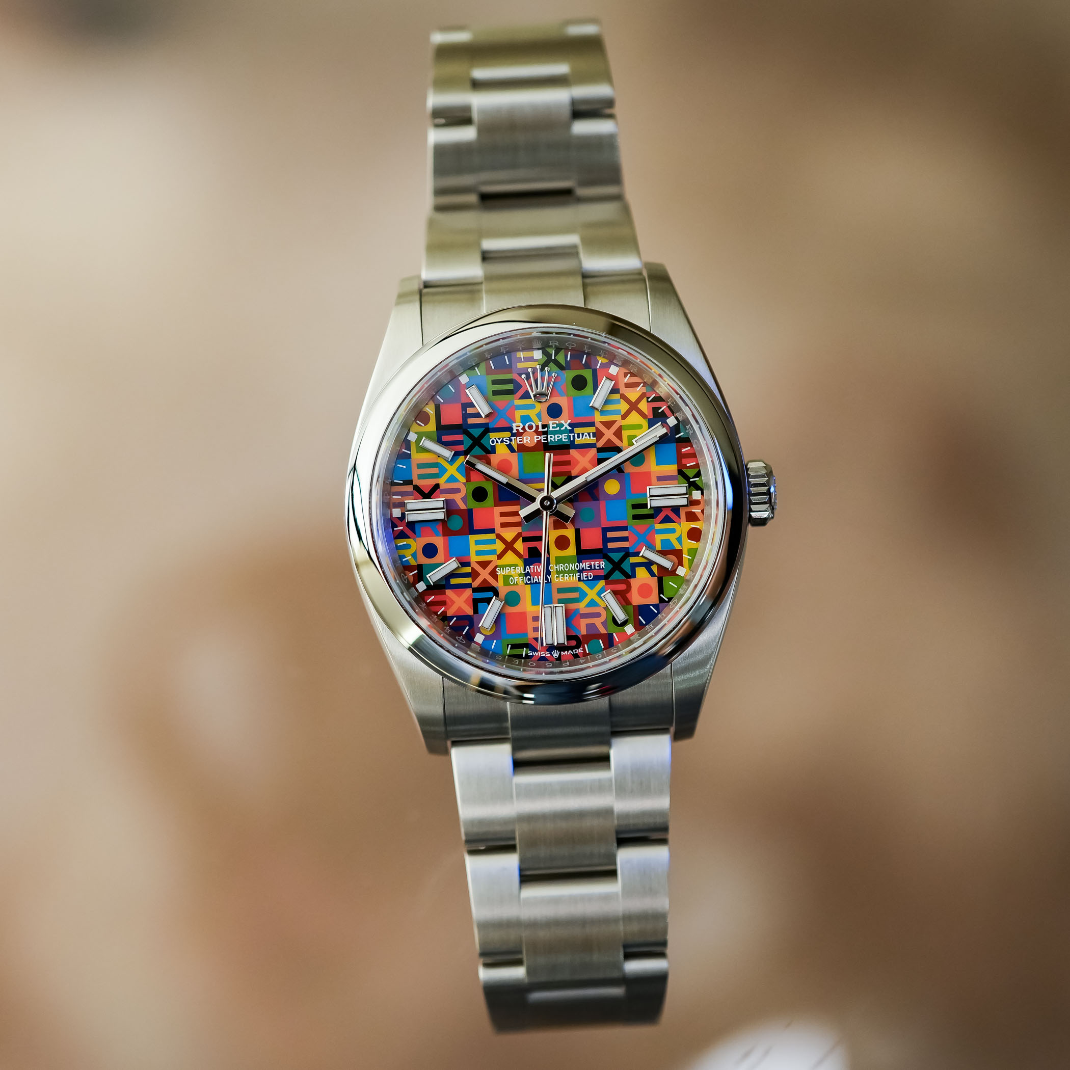 The Rolex Oyster Perpetual 36 With Multicoloured Jubilee Dial The Rolex Oyster Perpetual 36 With Multicoloured Jubilee Dial - Royal Watch Pk