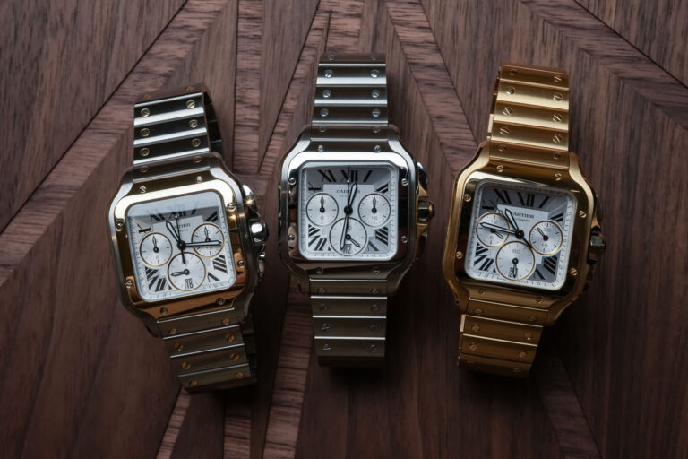 The New, Smaller Generation Of Santos De Cartier Chronograph