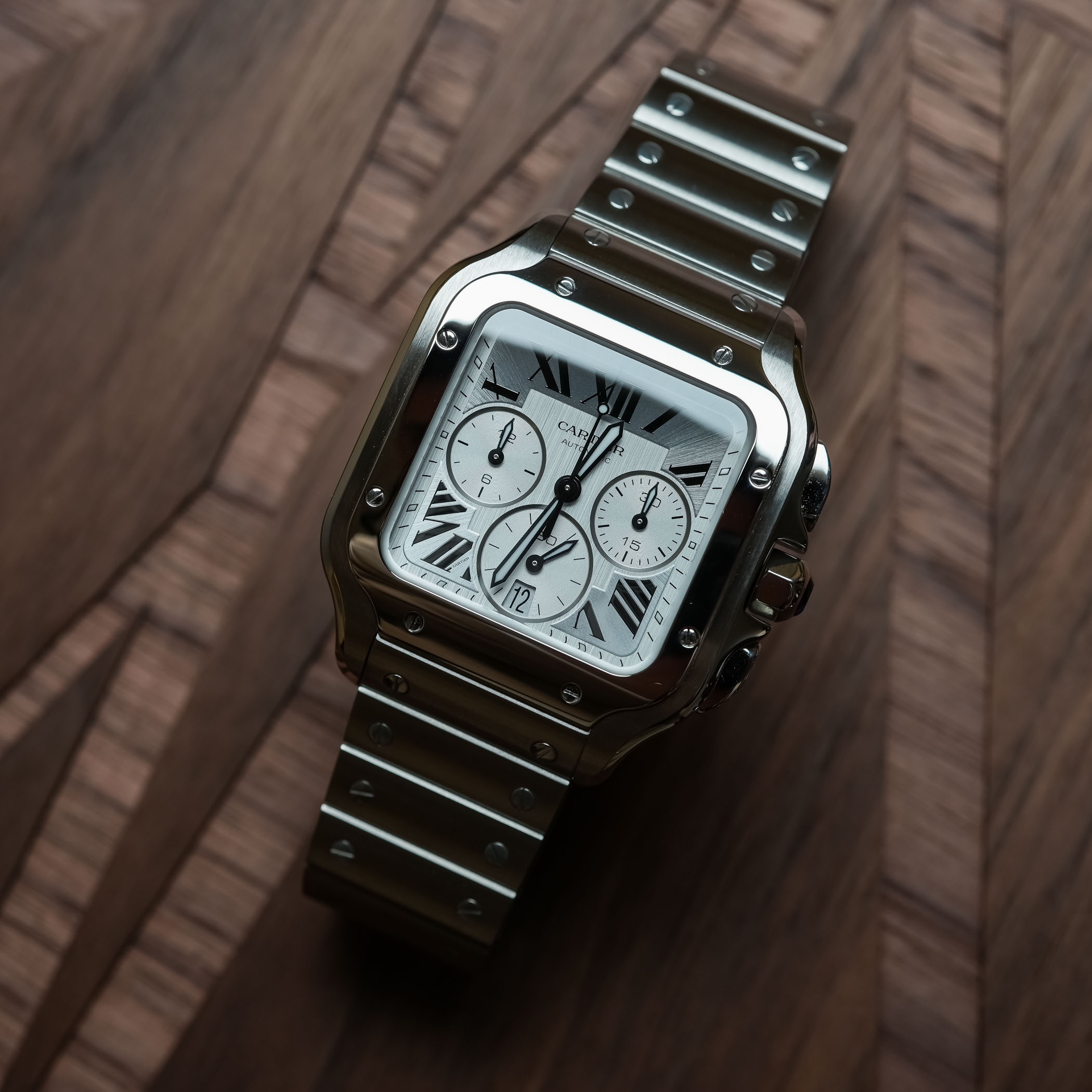 The New, Smaller Generation Of Santos De Cartier Chronograph The New, Smaller Generation Of Santos De Cartier Chronograph - Royal Watch Pk