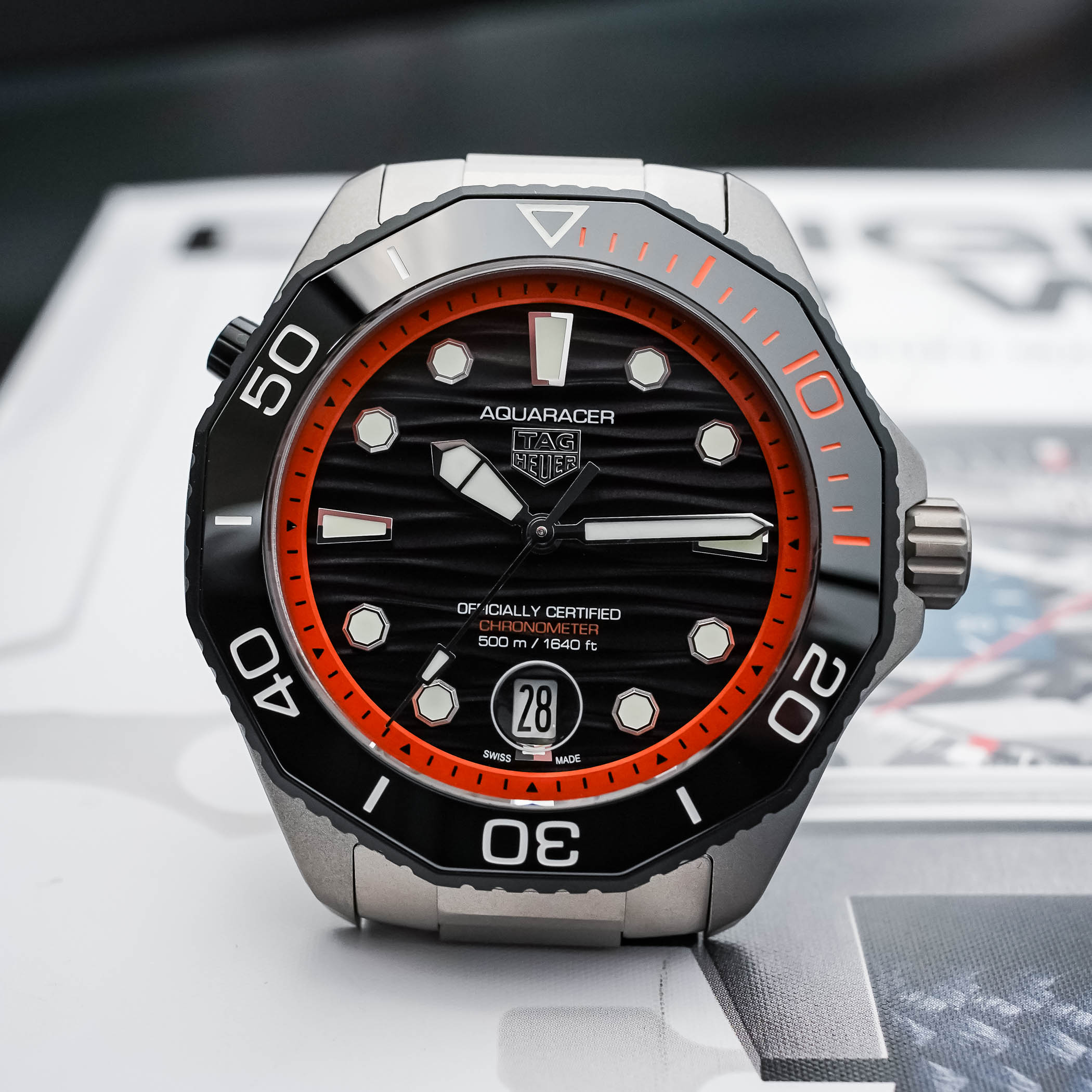 The New Tag Heuer Aquaracer Professional 500 Date; Going Deeper, Staying Cool - Royal Watch Pk