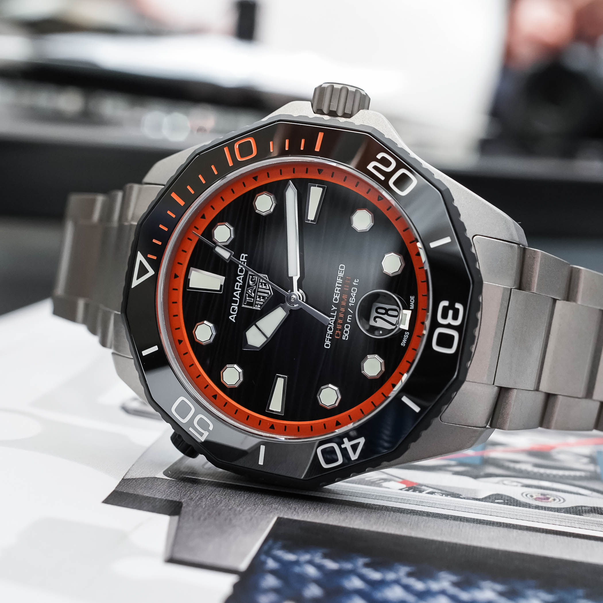 The New Tag Heuer Aquaracer Professional 500 Date; Going Deeper, Staying Cool - Royal Watch Pk