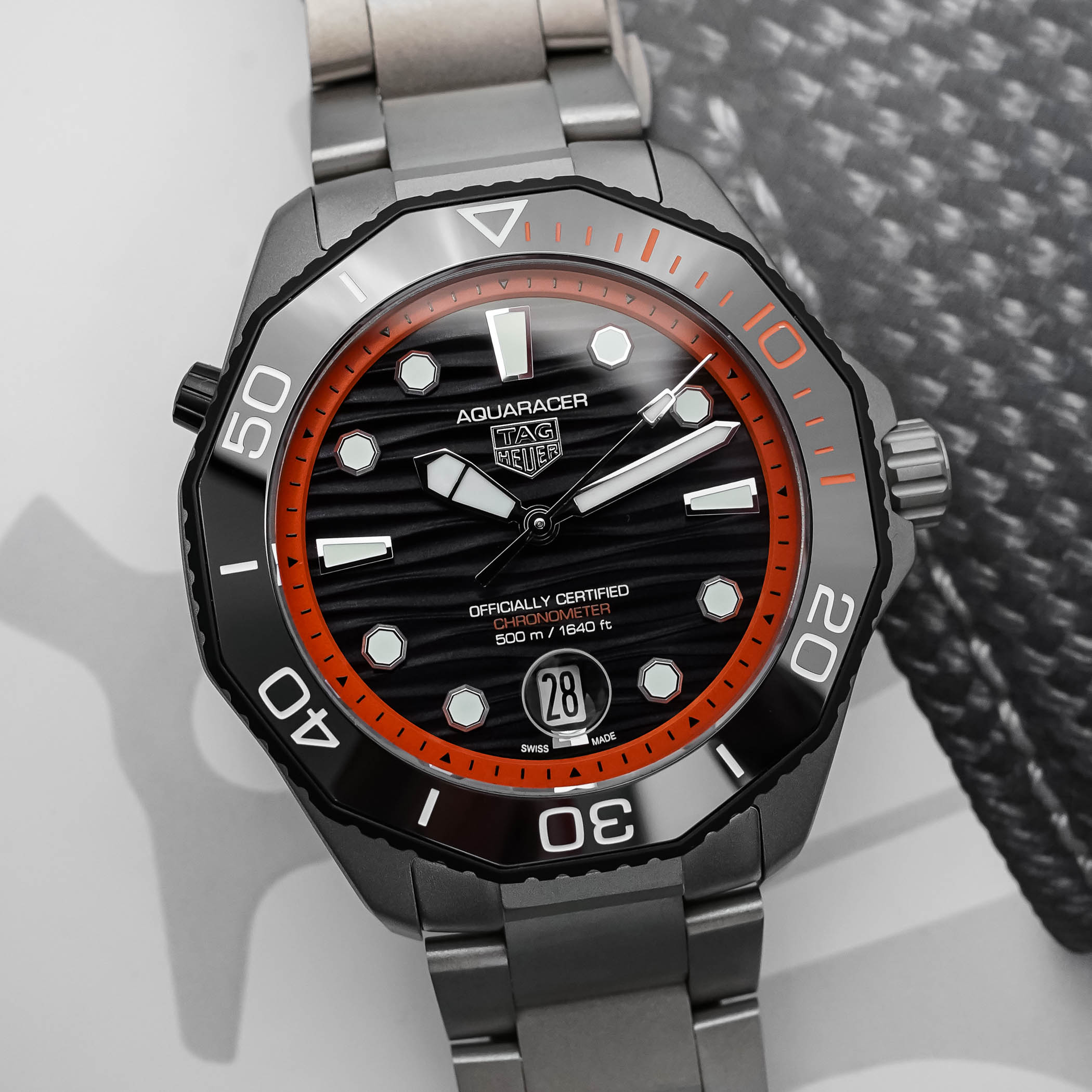 The New Tag Heuer Aquaracer Professional 500 Date; Going Deeper, Staying Cool - Royal Watch Pk