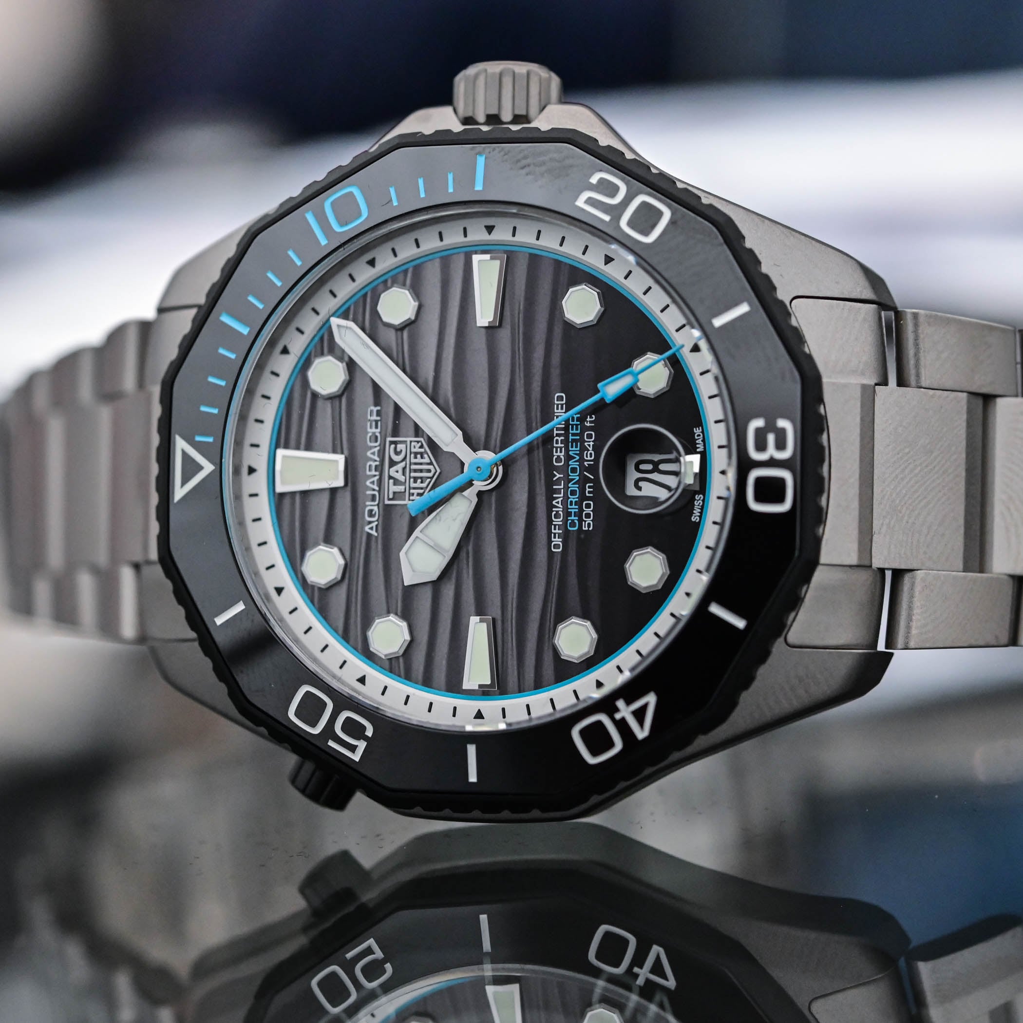 2026 Tag Heuer Aquaracer Professional 500 Date 42Mm Titanium Review - 2
