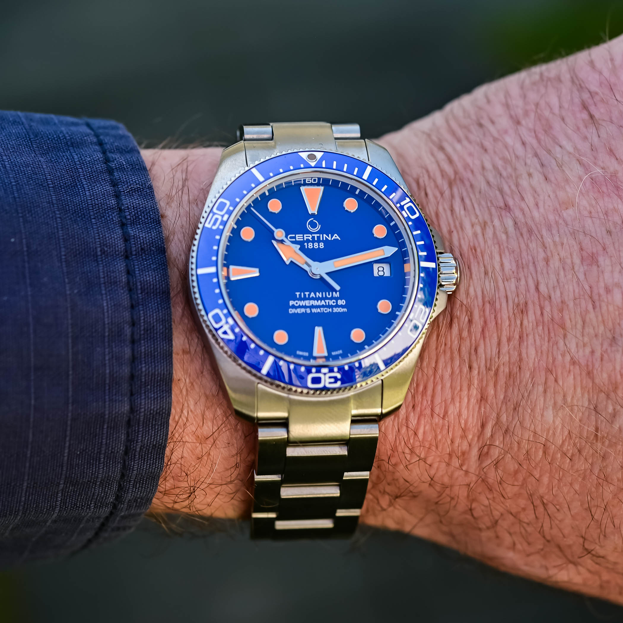 Three New Summer-Toned Certina Ds Action Diver 38Mm Titanium Three New Summer-Toned Certina Ds Action Diver 38Mm Titanium - Royal Watch Pk