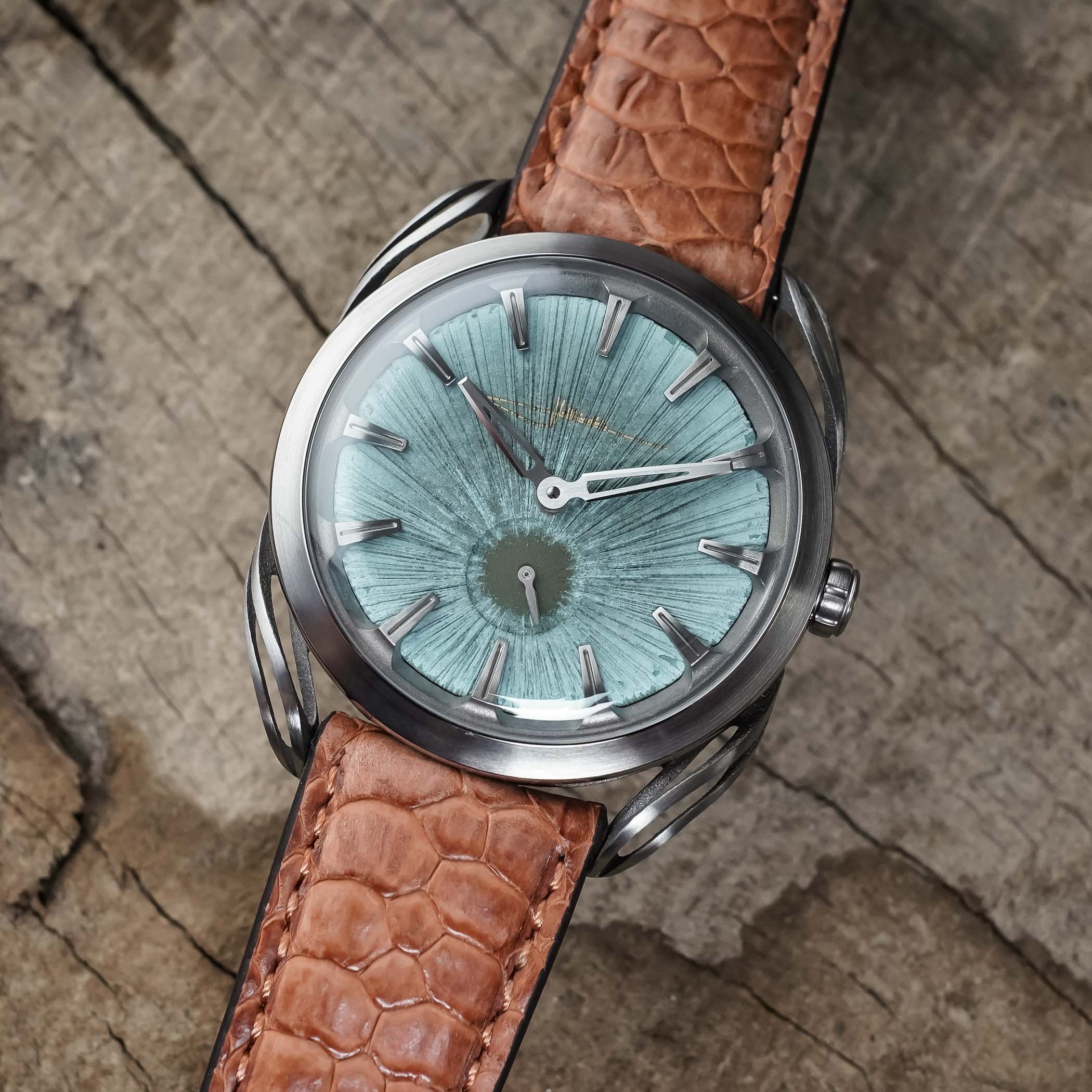 Holthinrichs Signature Lab Series Small Seconds And Gmt Copper Patina Dials 3D Printed Titanium Case - Review - 6 Holthinrichs