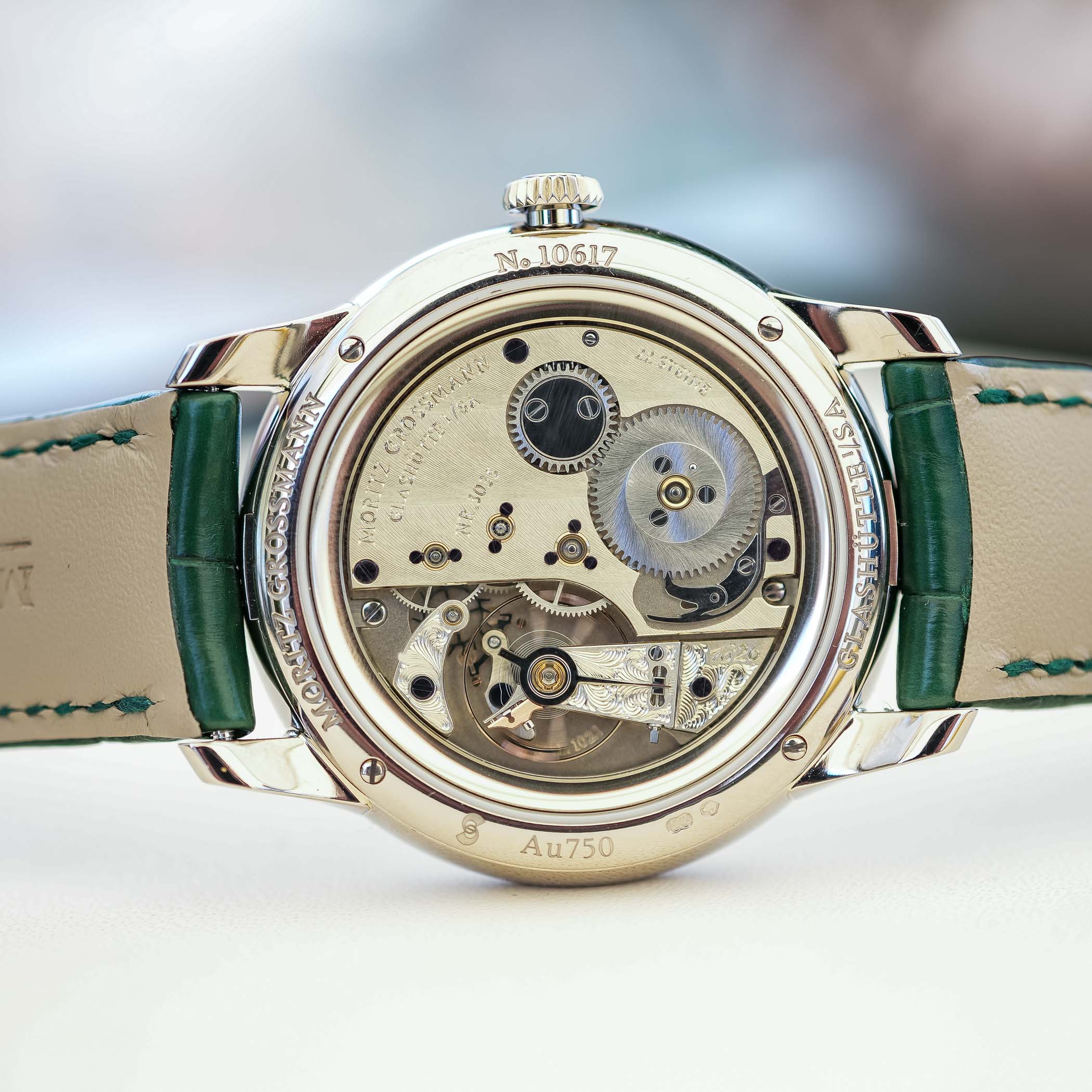 Moritz Grossmann Tefnut Silver-Plated By Friction Green Accents 39Mm - Review - 8 Moritz Grossmann Tefnut Silver-Plated By Friction Green Accents 39Mm - Review - 8