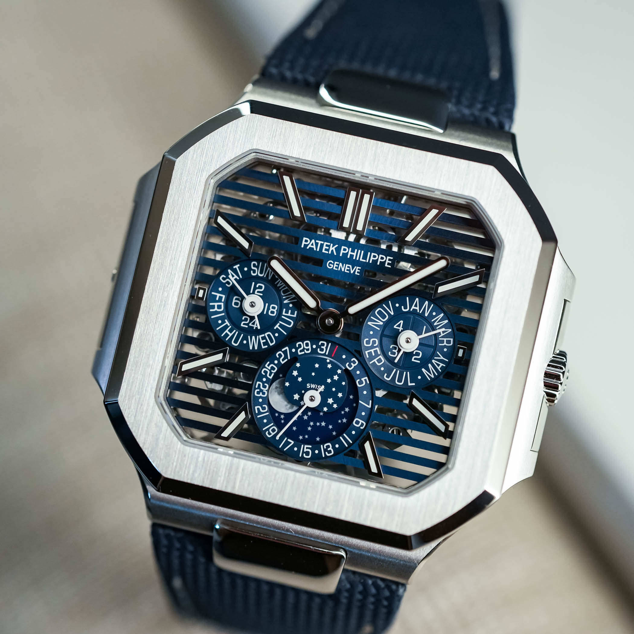 The Patek Philippe Cubitus Perpetual Calendar Skeleton 5840P - Royal Watch Pk