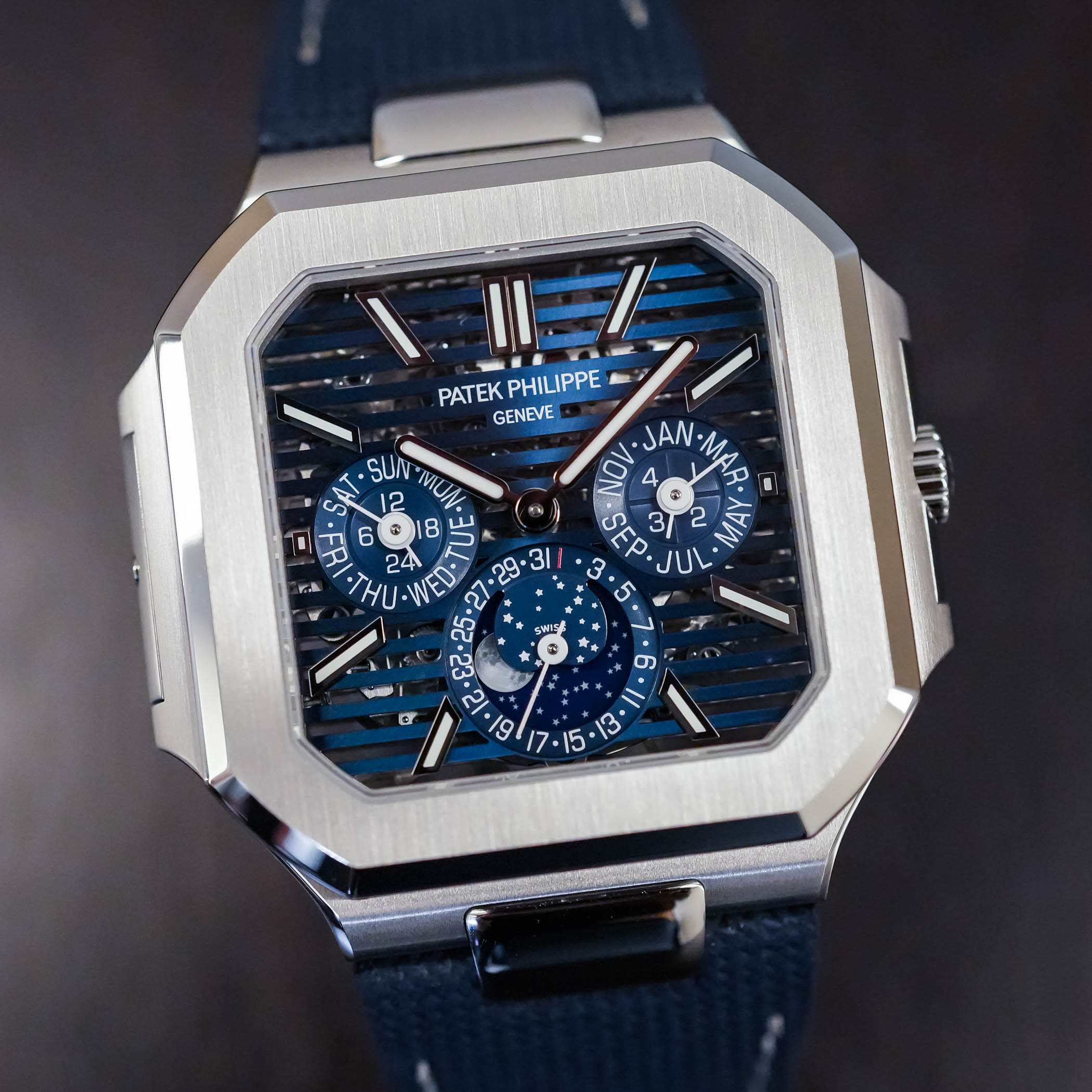 The Patek Philippe Cubitus Perpetual Calendar Skeleton 5840P - Royal Watch Pk
