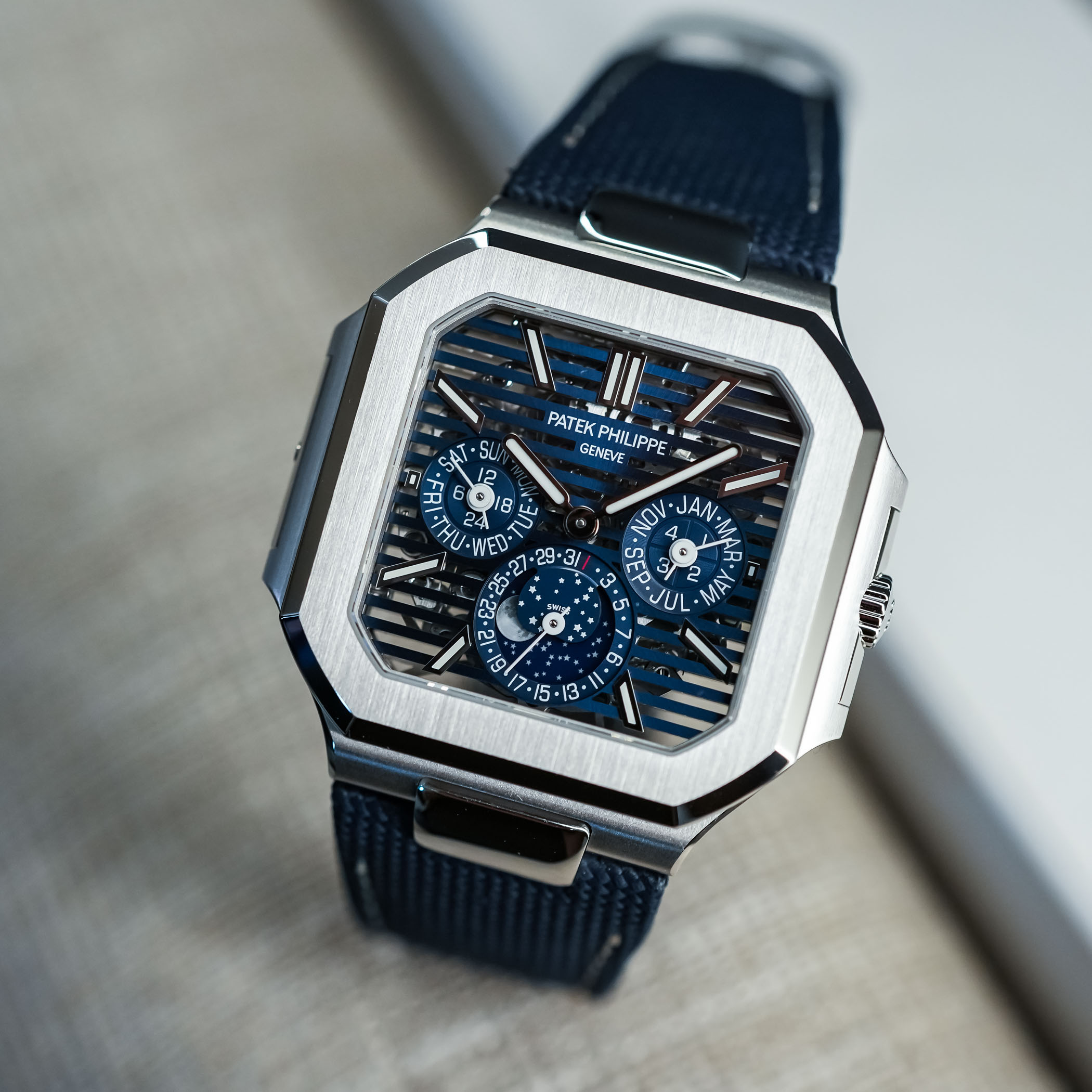 The Patek Philippe Cubitus Perpetual Calendar Skeleton 5840P - Royal Watch Pk