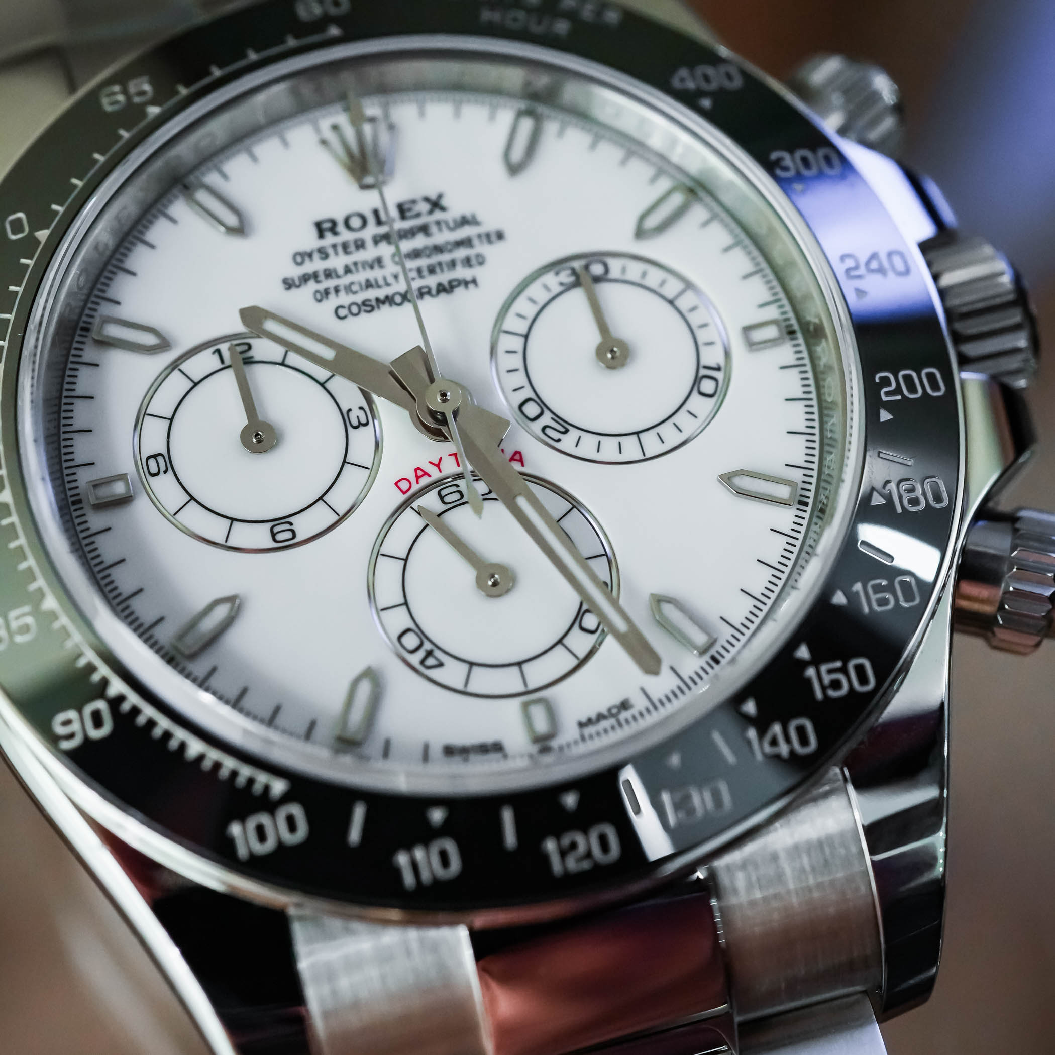 Rolex Daytona Rolesium Enamel Albino Dial 126502 Review - 14 Rolex Daytona Rolesium Enamel Albino Dial 126502 Review - 14