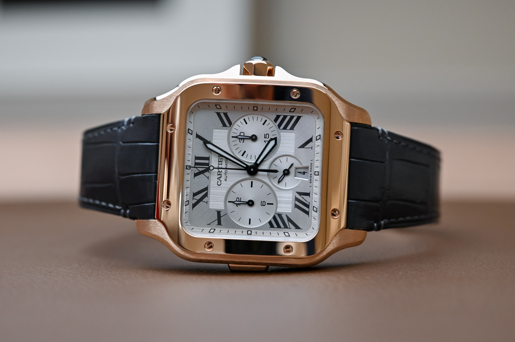 The New, Smaller Generation Of Santos De Cartier Chronograph The New, Smaller Generation Of Santos De Cartier Chronograph - Royal Watch Pk