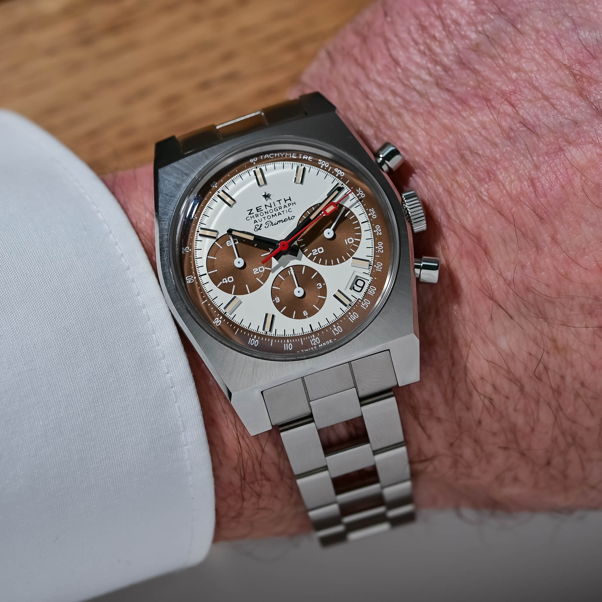 Zenith Chronomaster Revival A384 Tropical Brown Dial - Review - 8