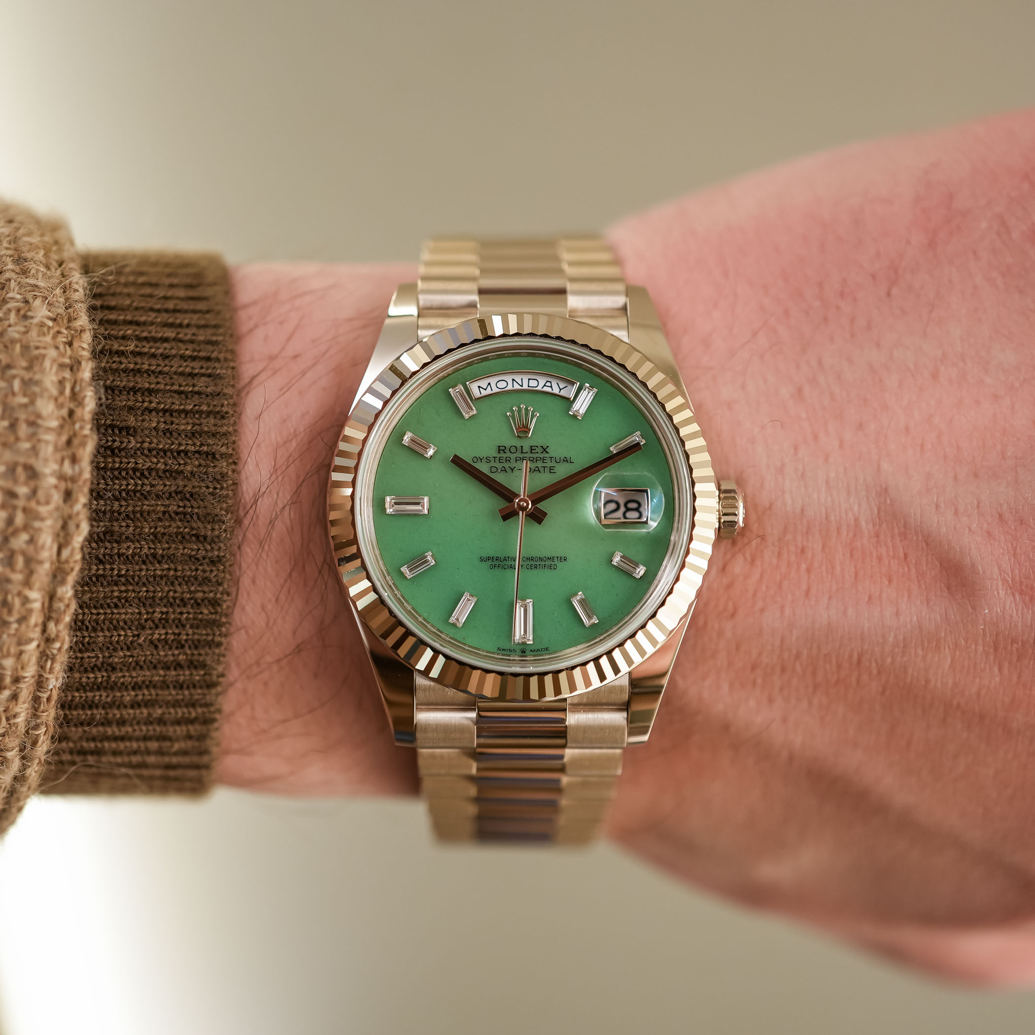 The New Rolex Oyster Perpetual Day-Date 40 Jubilee Gold - Royal Watch Pk